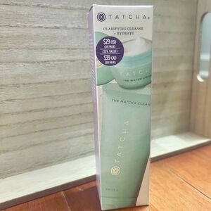 Tatcha  Clarify Cleanser + Hydrate Minis Set Matcha Cleanser & Water Cream | NIB